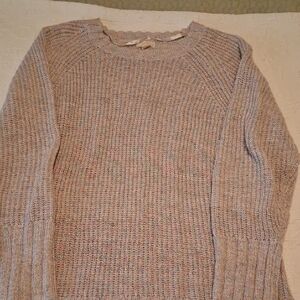 Cupio Multi Color Pastel Blend Knit Crew Neck Sweater Size XXL